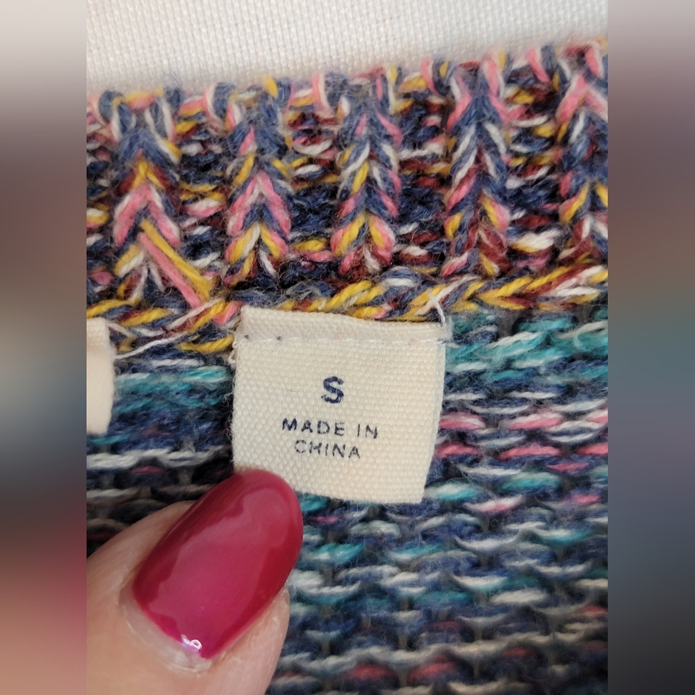 GAP Multicolor Knit Sweater Size S - Picture 6 of 7